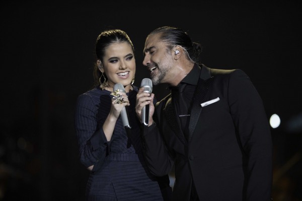 Alejandro Fernández y su hija Camila