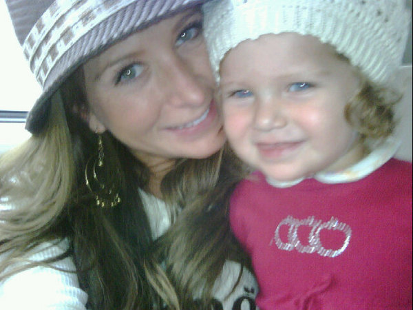 geraldine bazan y su hija